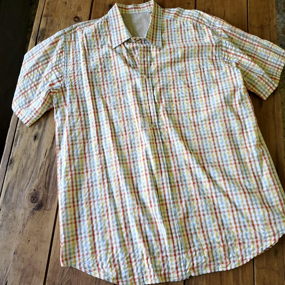 Cutter & Buck Men's Short Sleeve Button Down Shirt Size 1XB - Picture 1 of 16